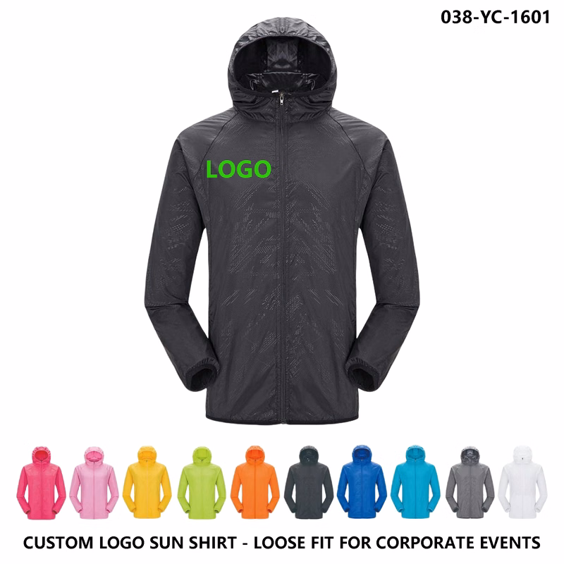 Outdoor Sun Shield Hooded Shirt-Unisex Hooded Sun Protective Jacket?CCustom Logo