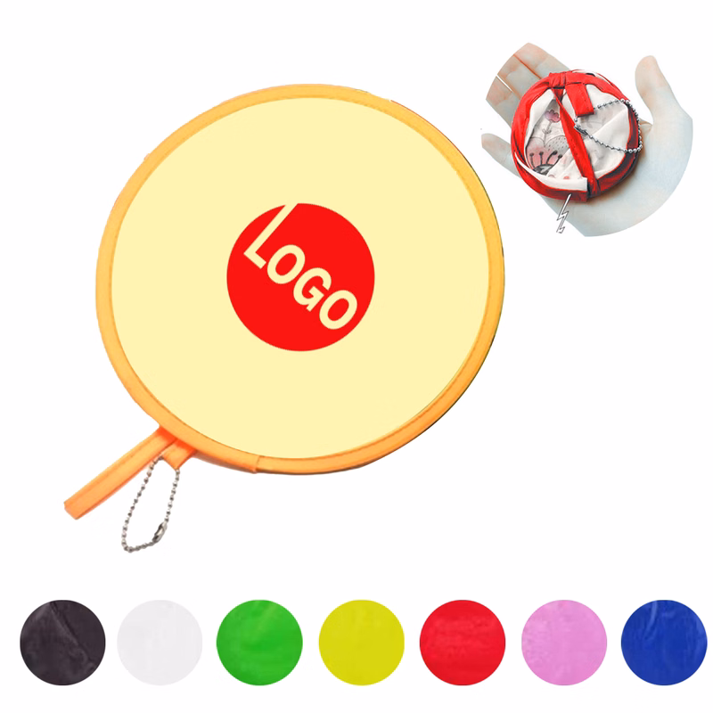 Folding Flyer Disk With Stainless Steel Ball Chain