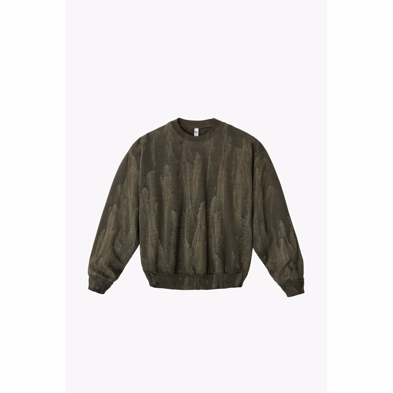 14oz Fleece Crewneck Drip Dye