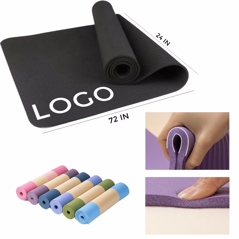 MOQ 1 PCS Thick and Cushioned Yoga Mat