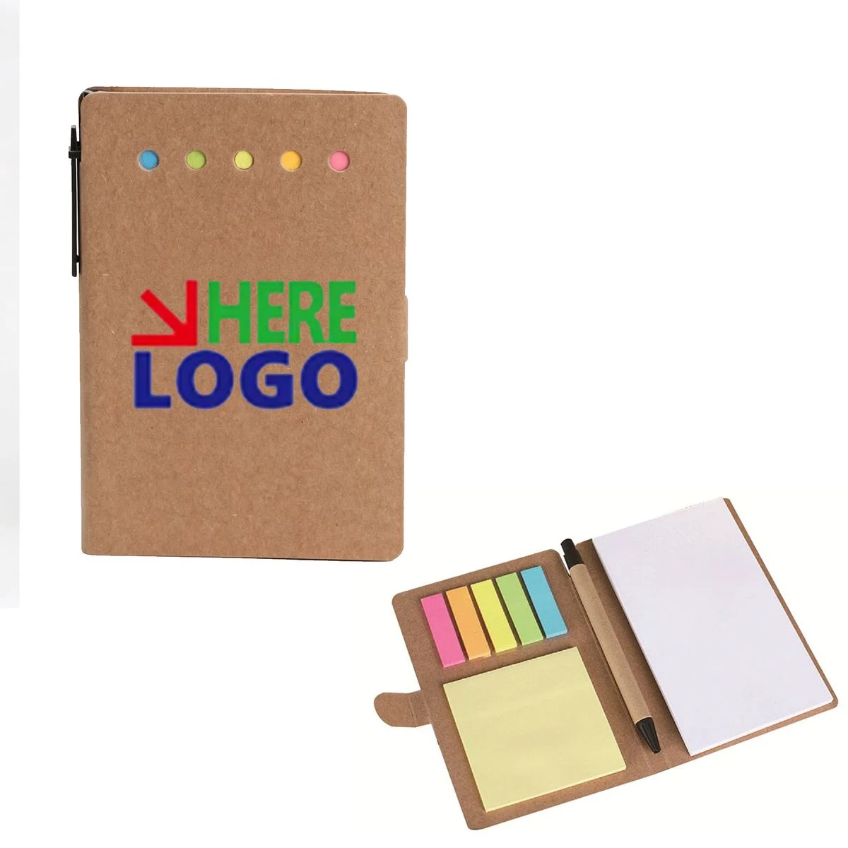 Kraft Paper Combo Sticky Note Pad 1