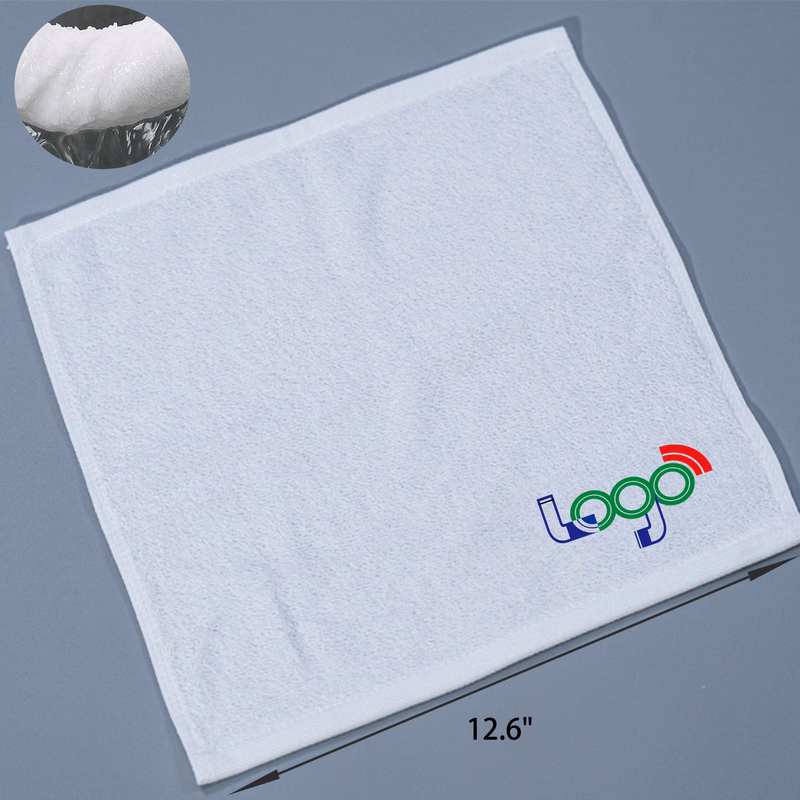 Comfortable 12x12In Cotton Hotel White Towels
