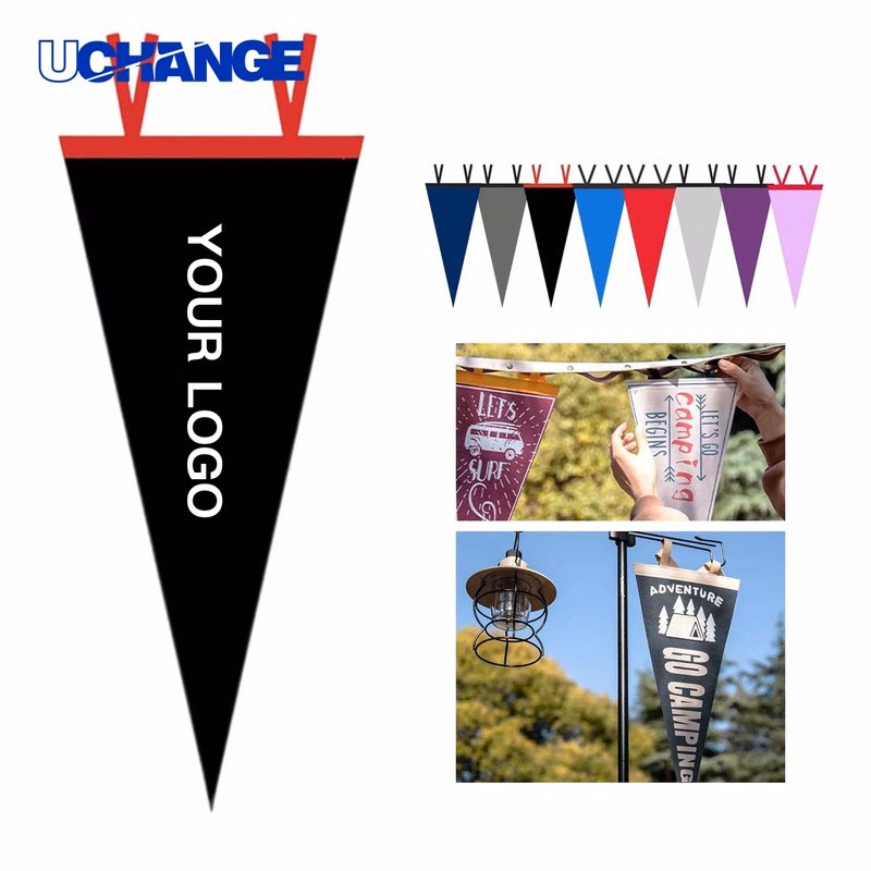 Felt Pennant Flag Custom 11.9 x 29.6 Inches