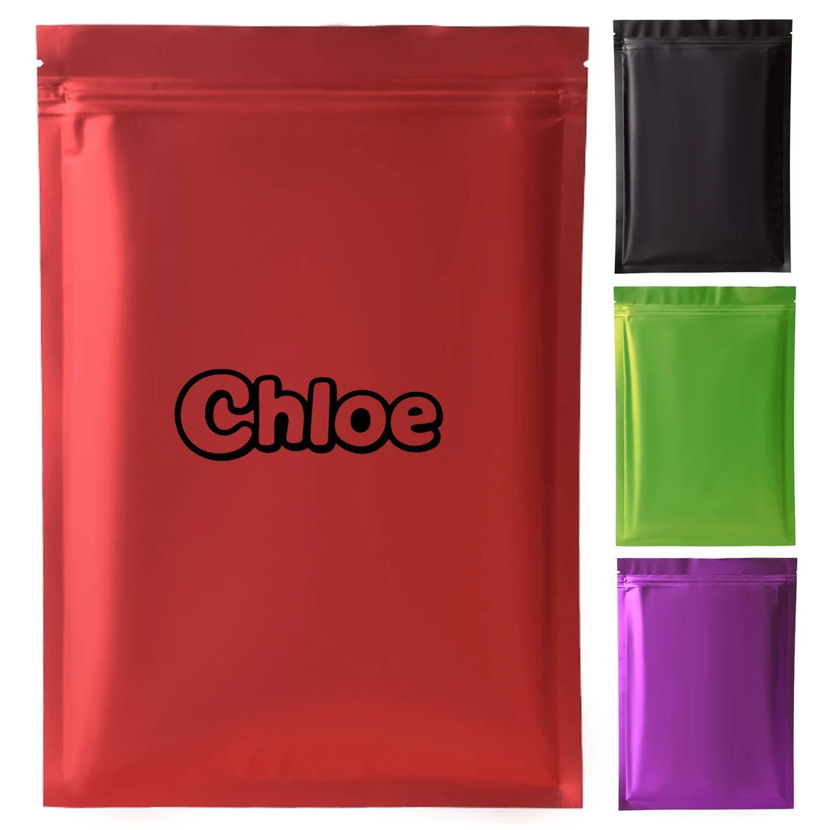 Resealable Matte Aluminum Foil Packaging Bag 1