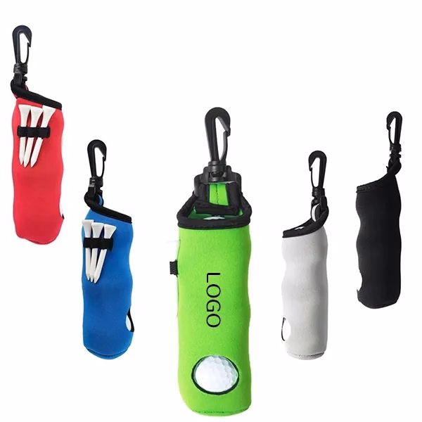 Compact Golf Ball Holder Pouch