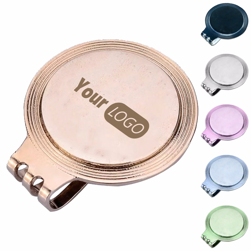 Metal Personalized Golf Hat Ball Marker Clip