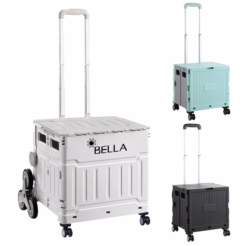 Polypropylene camping folding trolley grocery shopping bag