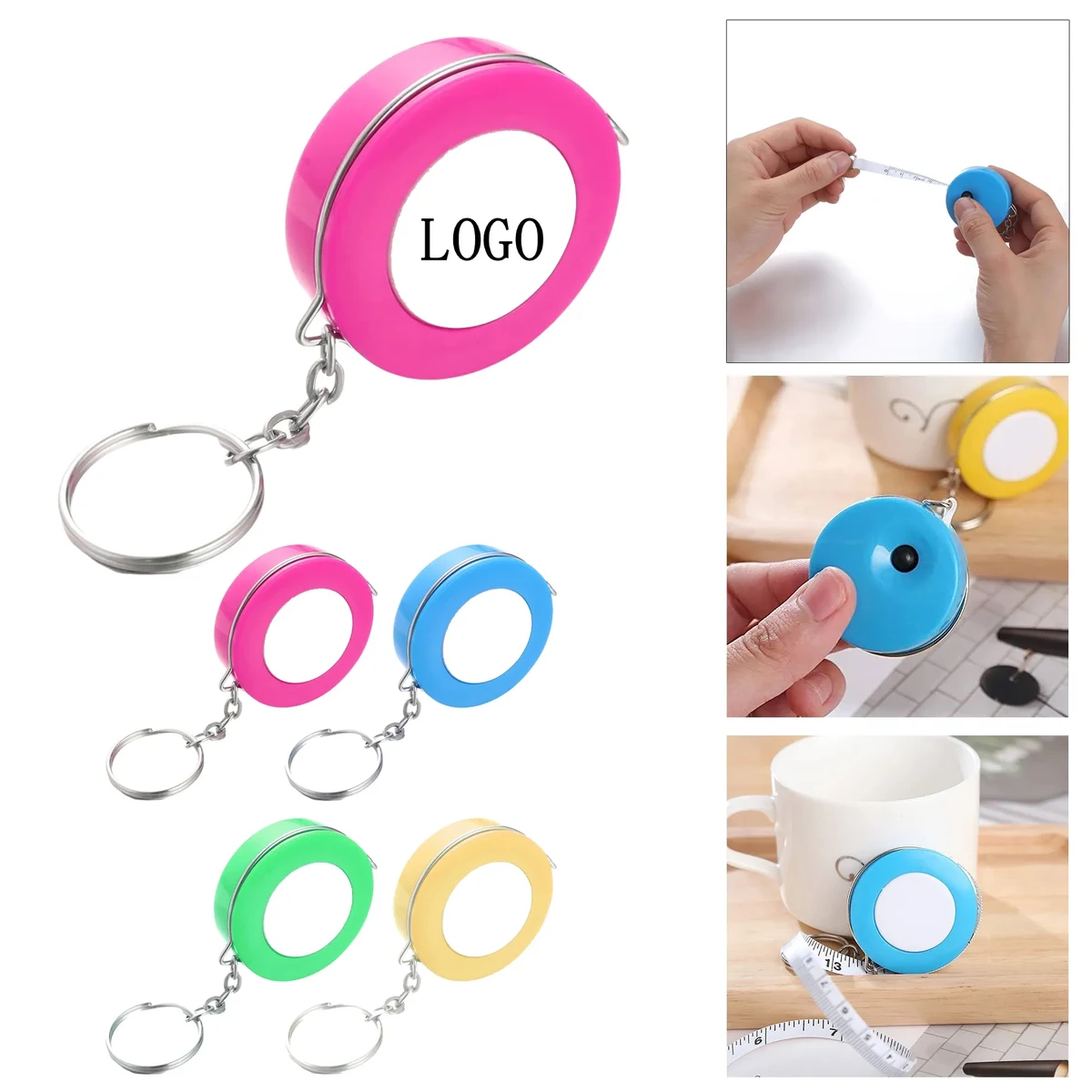 Durable Round Plastic Measuring Tape 1