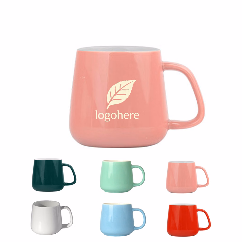 12Oz Matte Ceramic Belly-shaped Tea Mug
