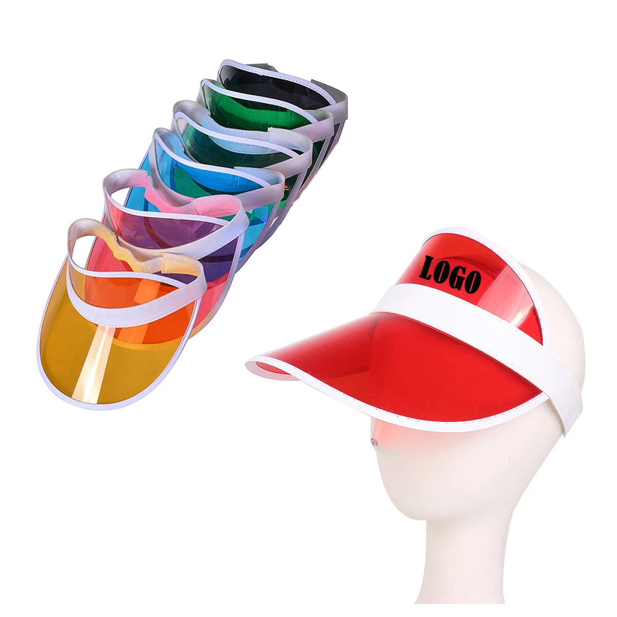 Unisex PVC Sun Visor 1