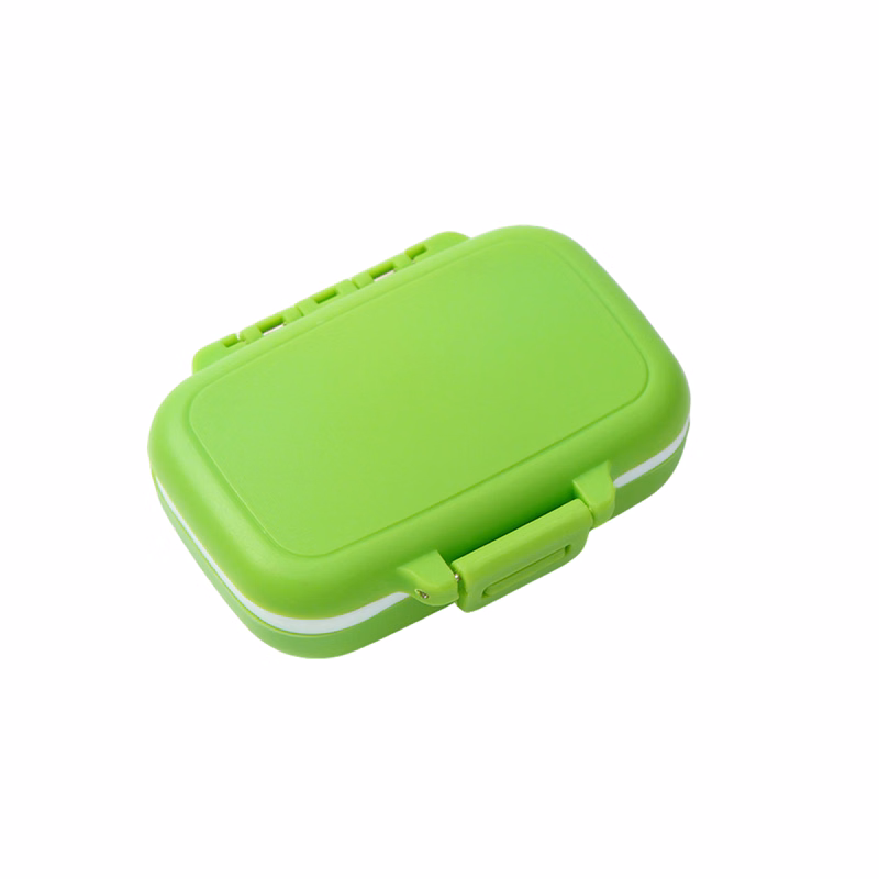 ABS PP Daily Pill Box With Removable Divider 3.15" x 2.48" x 1"