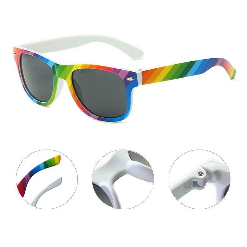 Rainbow Retro Sunglasses 1