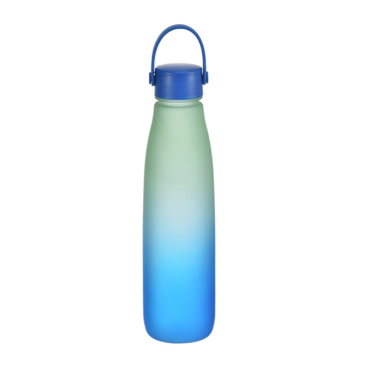 Gradient Color Plastic Sports Water Bottle 1
