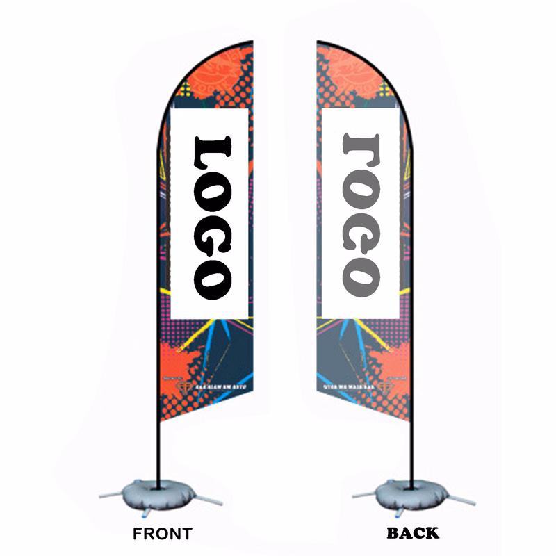 MOQ 5 Feather Flags for Promotions