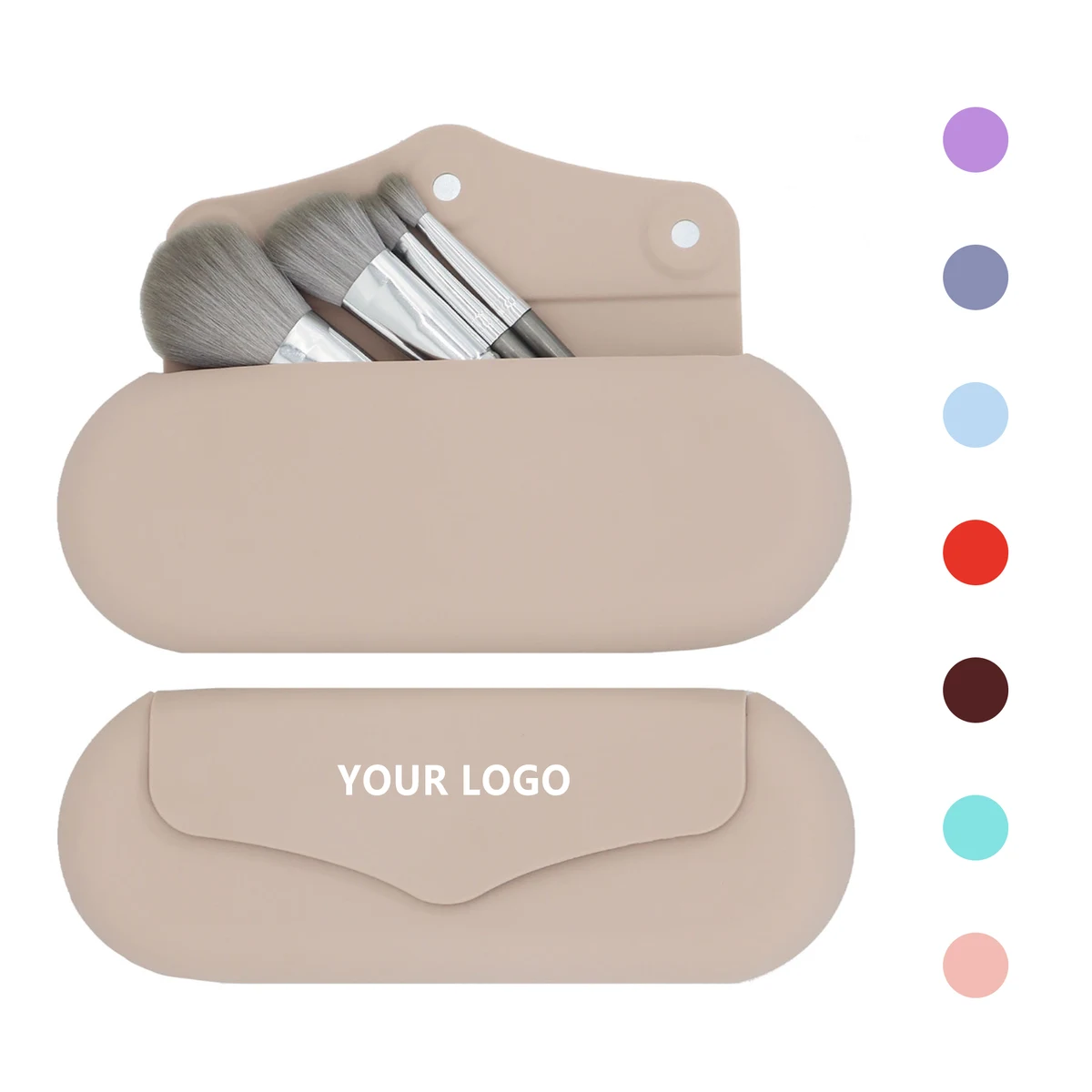 Silicone Beauty Brush Organizer Bag 1