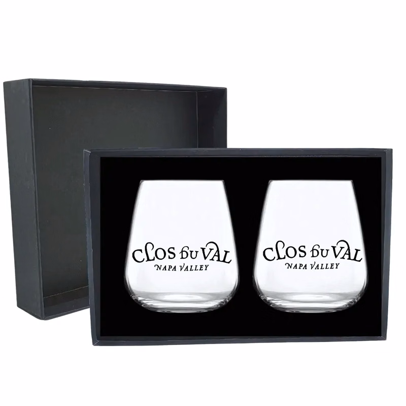 Twin Stemless Wine Glass Gift Set