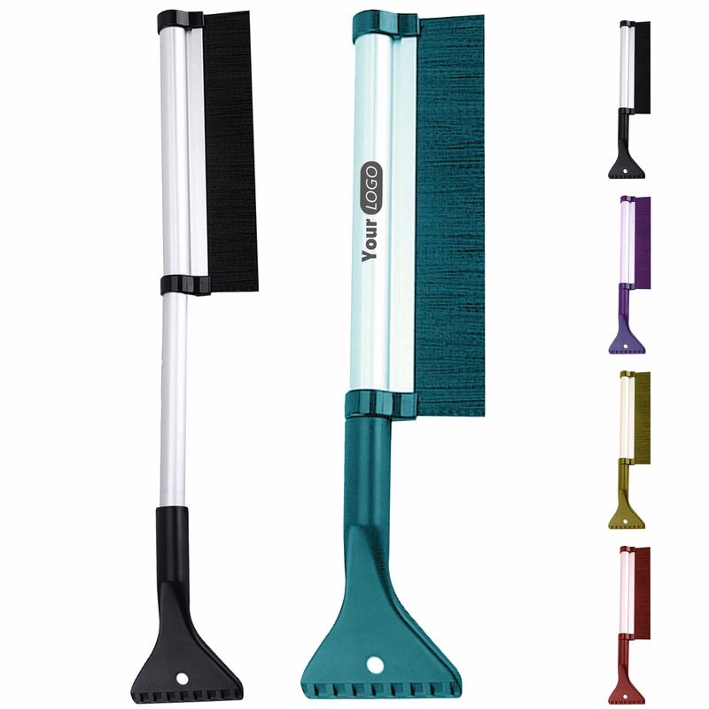 Abs Efficient 2-In-1 Telescopic Snow Shovel For Easy Snow Removal