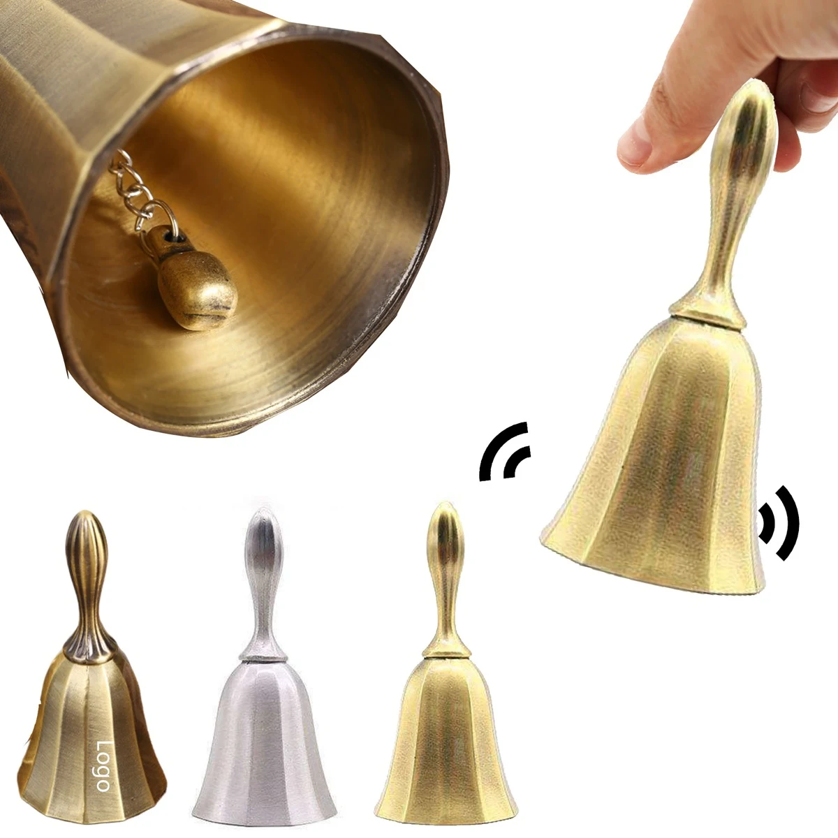 Christmas Santa Jingle Handbell 1