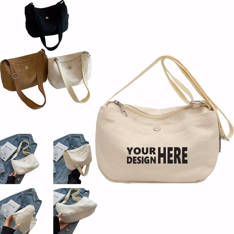 Retro Canvas Crossbody Bag