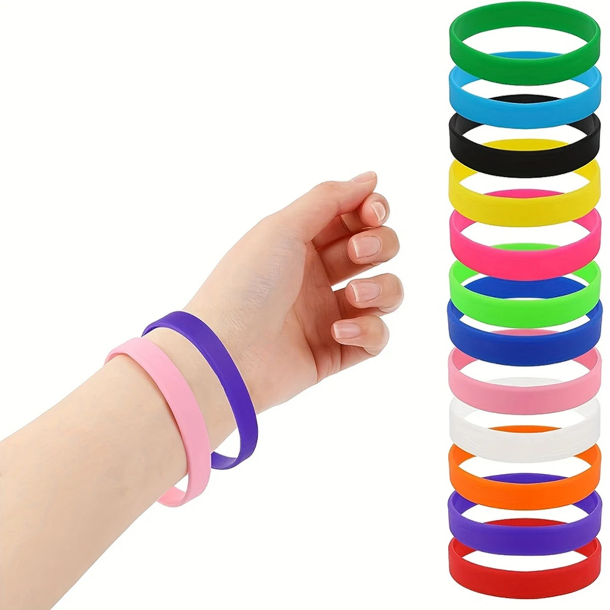 Screen Printed Silicone Bracelet 1