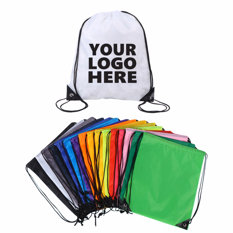 Custom Logo Sport Drawstring Bag