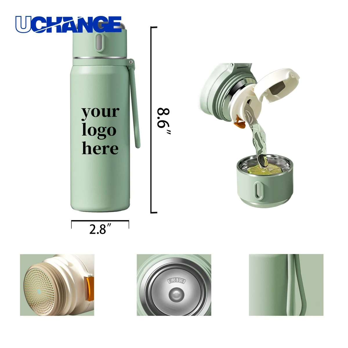 Smart Stainless Steel Insulated Cup Container (16oz) 1