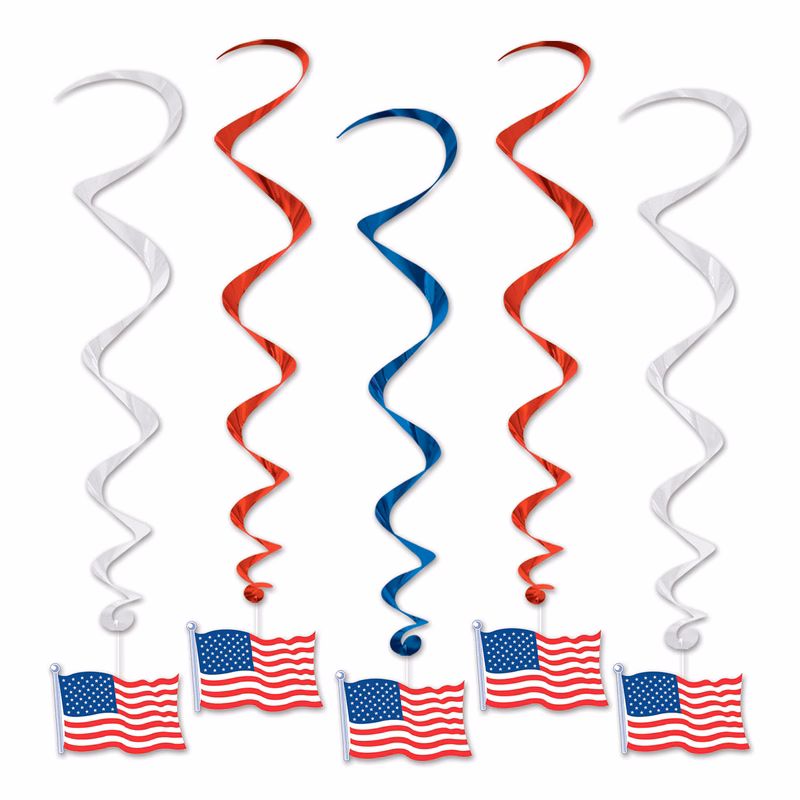 American Flag Whirls