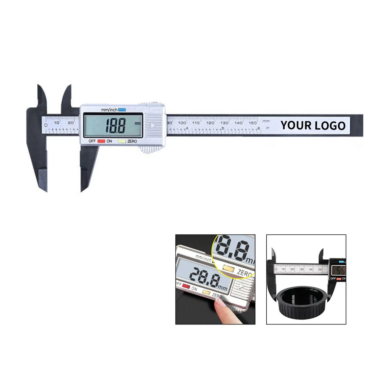 Durable ABS Digital Measuring Caliper with LCD 1