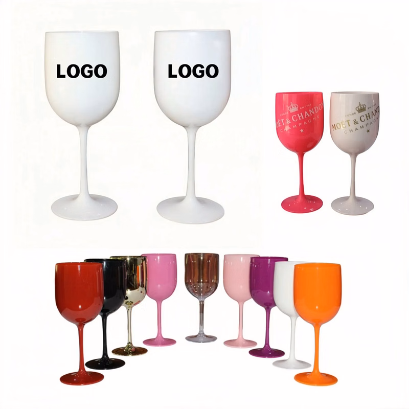 16 oz PP plastic tall wine glass