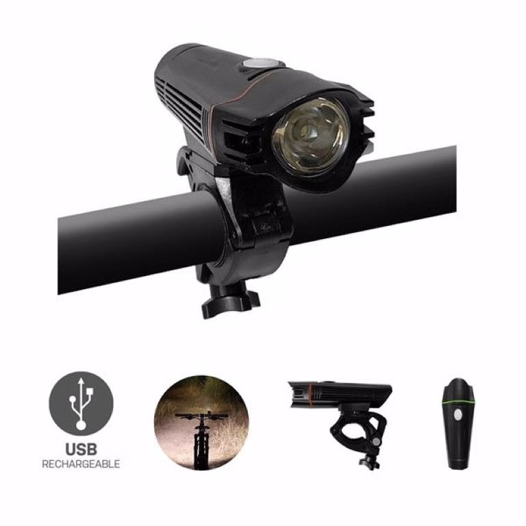 Ultra Bright USB Rechargeable Bike Light Set
