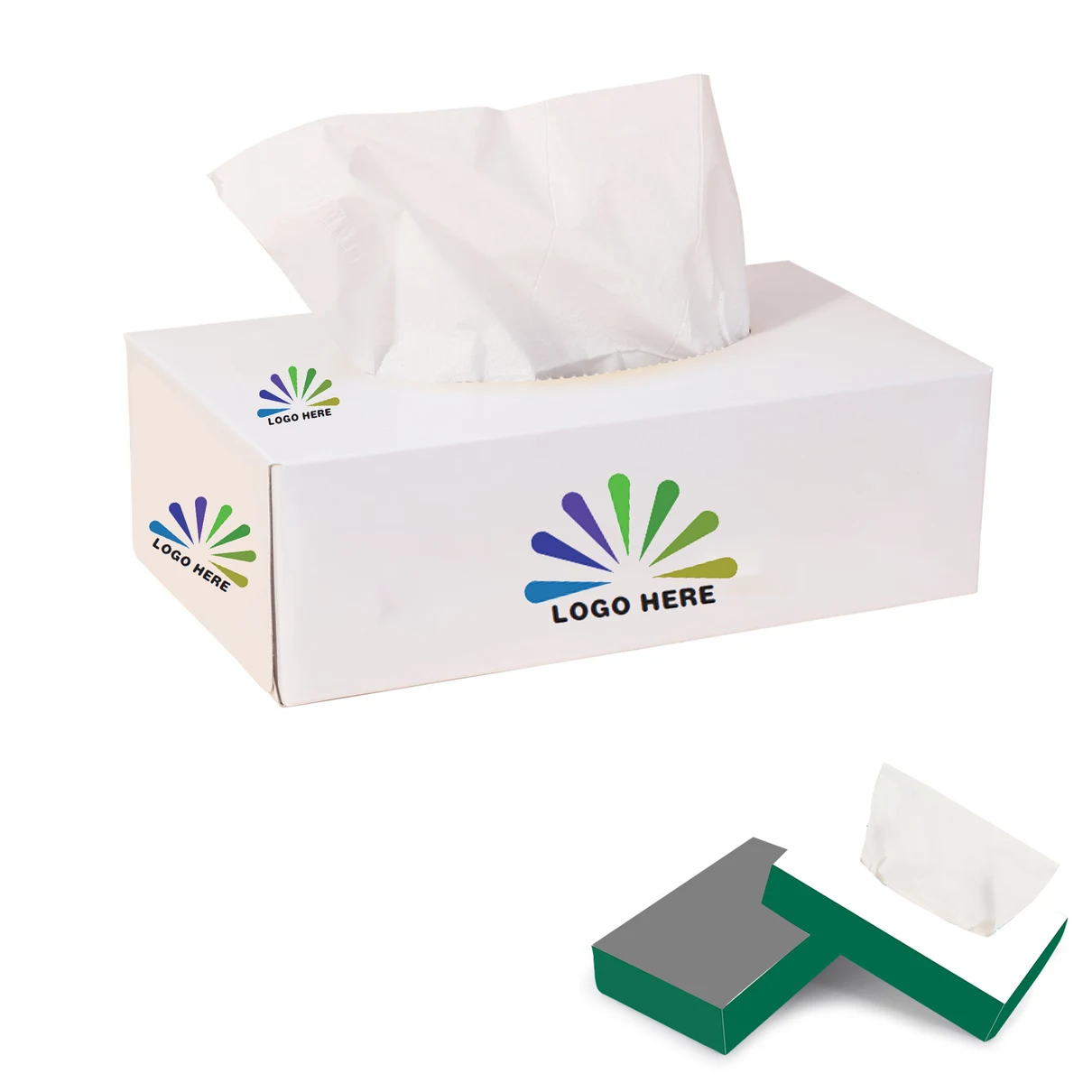 Custom Advertising Paper Box Tissue 1