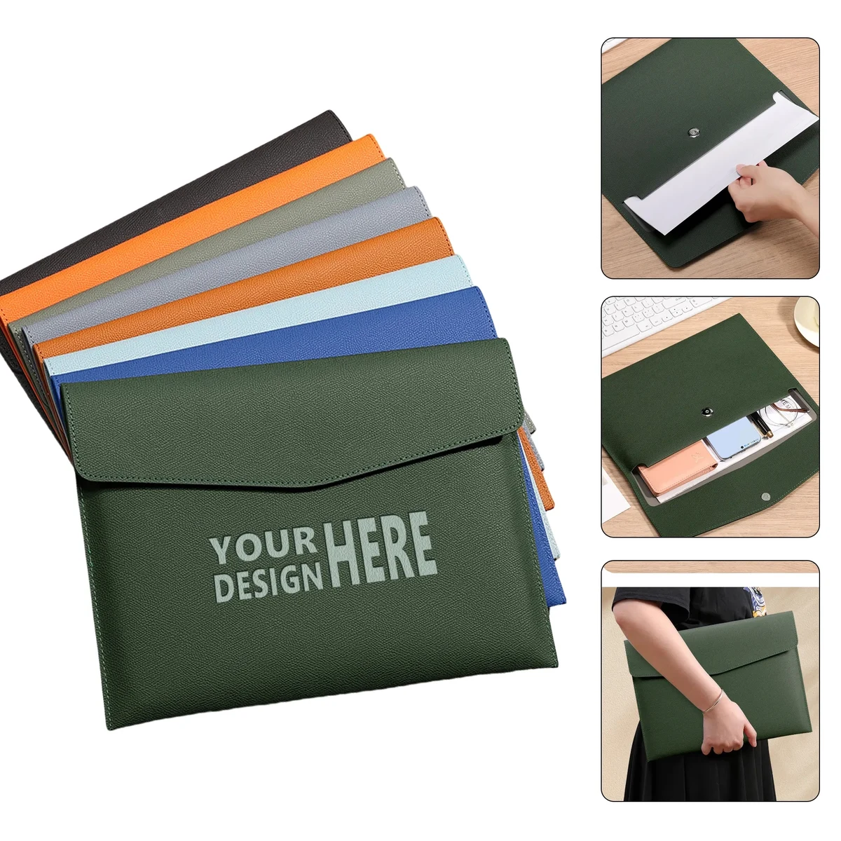 Leather Business Document Holder Free Shipping 1