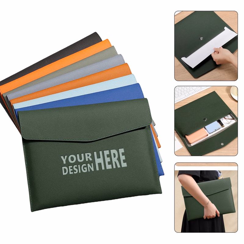 Leather Business Document Holder Free Shipping