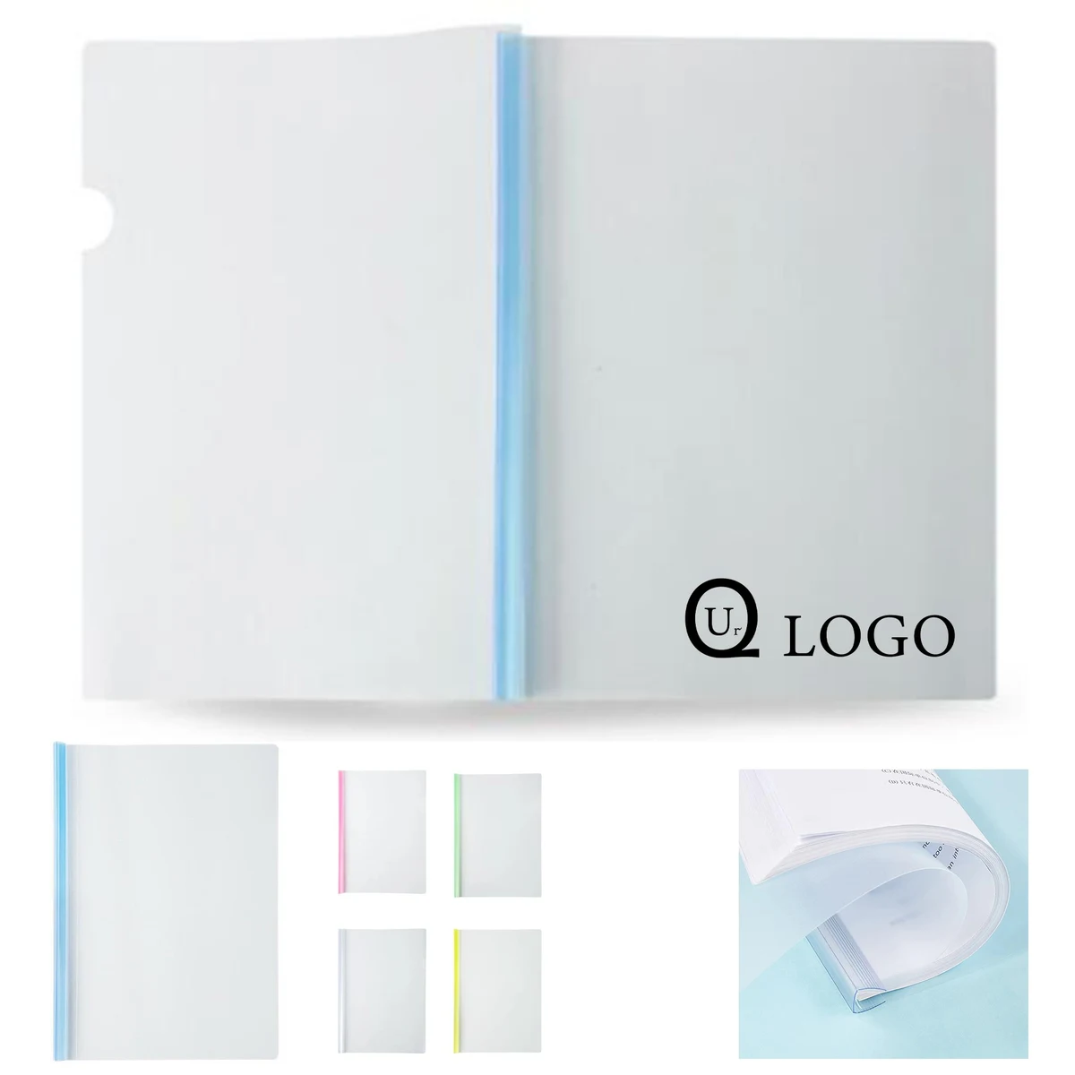 Slide-Grip Clear Presentation Covers 1