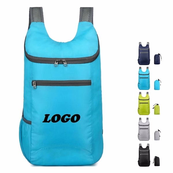 Custom Polyester Waterproof Folding Sports Backpack — Gym & Outdoor Gifting