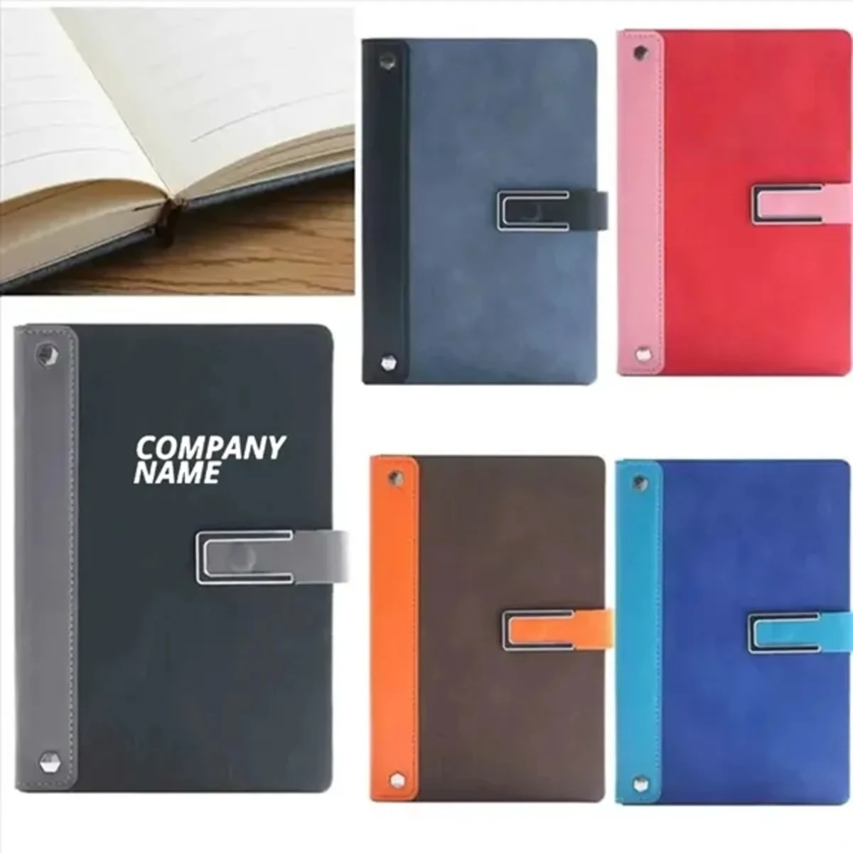 A5 Daily Planner Notebook with Magnetic Buckle
1