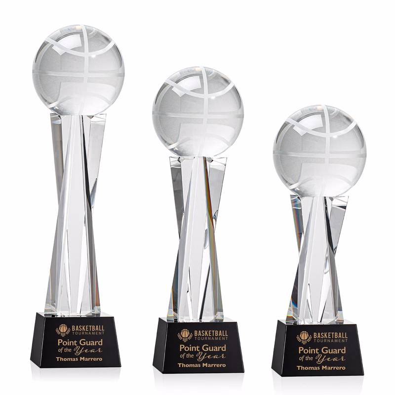 Basketball Award on Grafton Base - Black