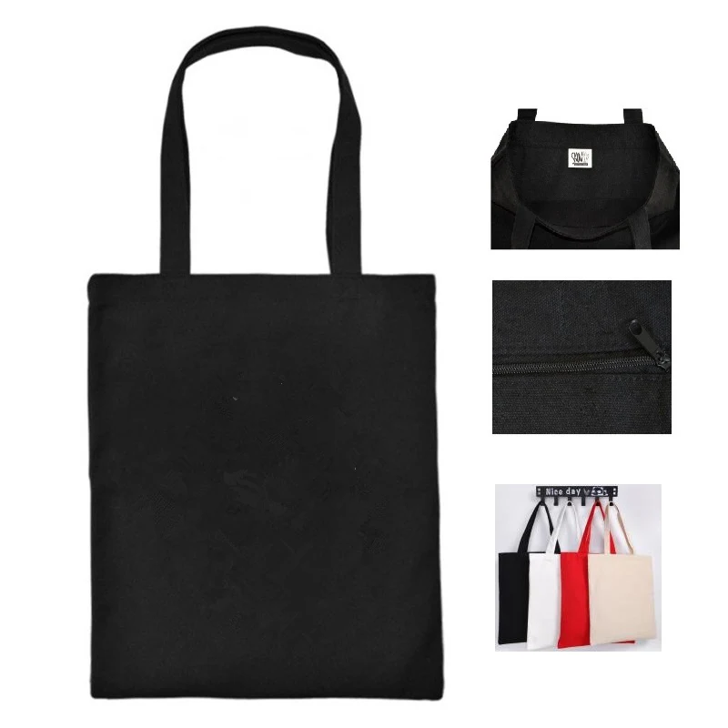Canvas Hand Kerchief Bag, custom tote bag with logo imprint 1