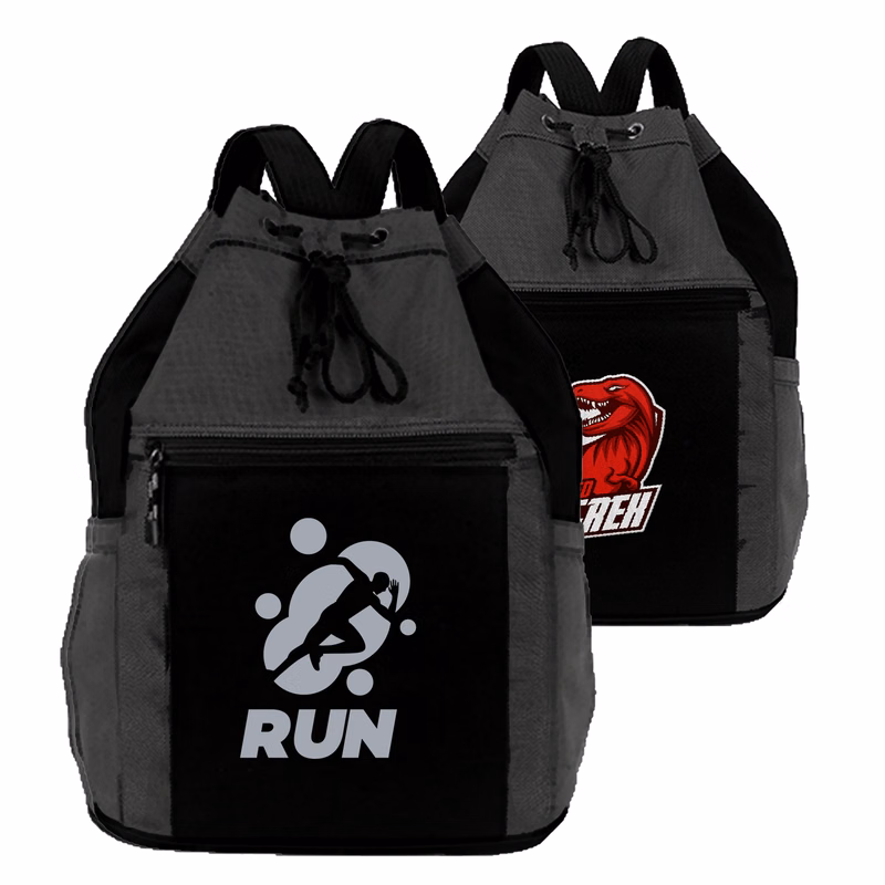 Premium 1200D Vibrant Fusion Sport Drawstring Backpack (14” x 18” x 7.5”)