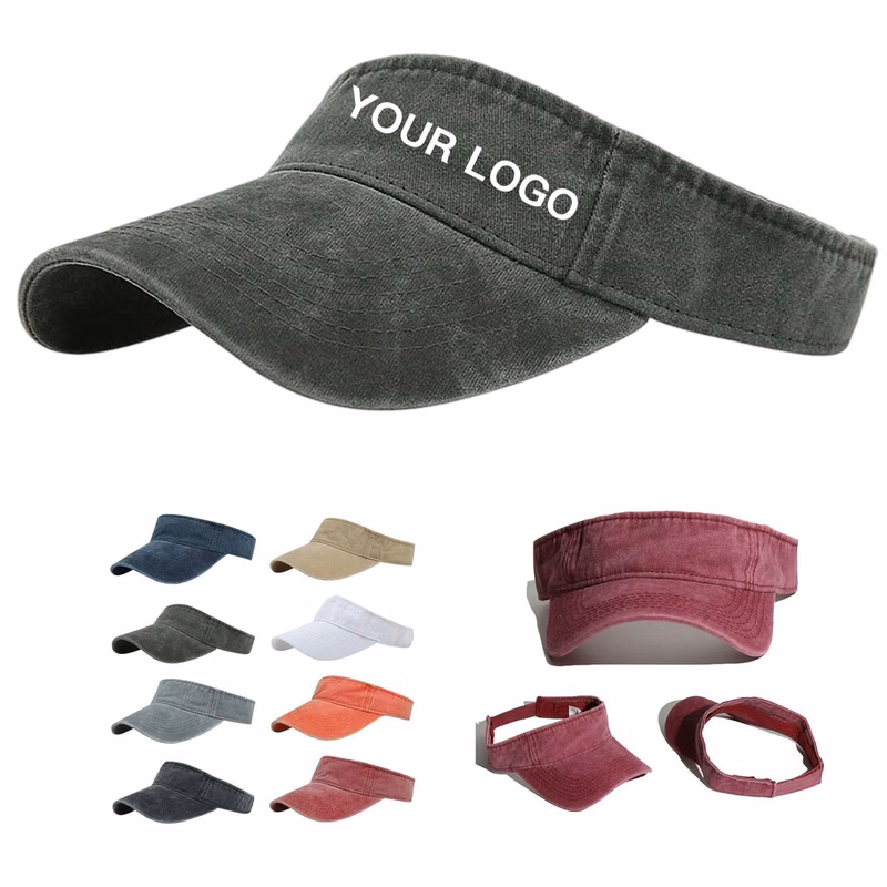Breathable Cotton Visor Hat for Outdoor Activities