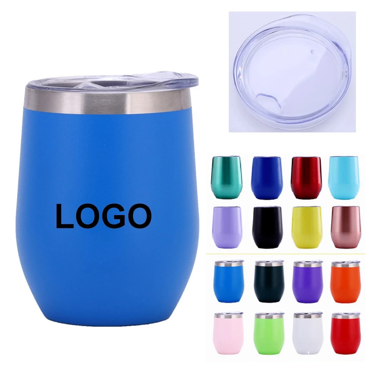 12oz Stainless Steel Tumbler With Lid 1