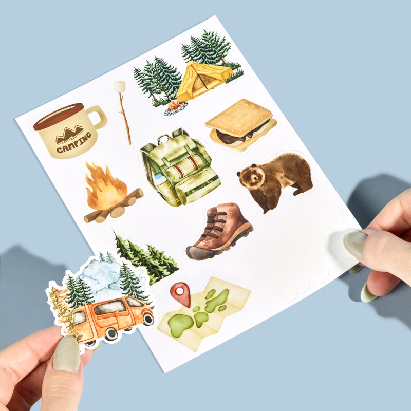5"x7" Custom Sticker Sheets