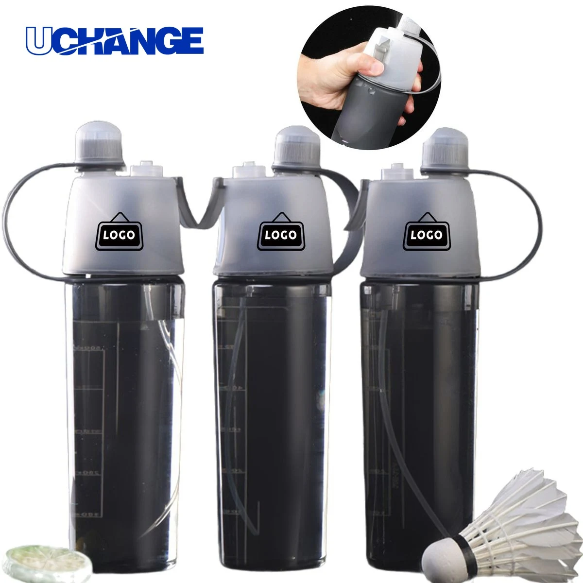 Portable Mist Spray Water Bottle for Hydration 1
