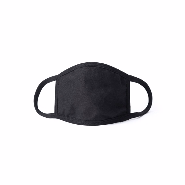 Black Reusable Custom Face Mask