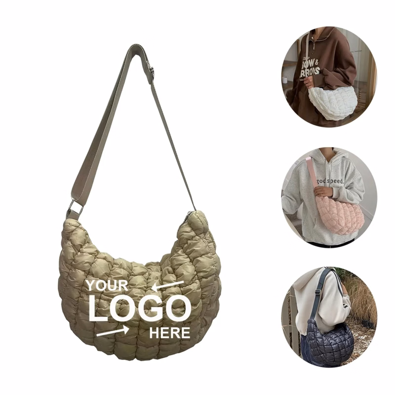 Quilted Puffy Crossbody Bags