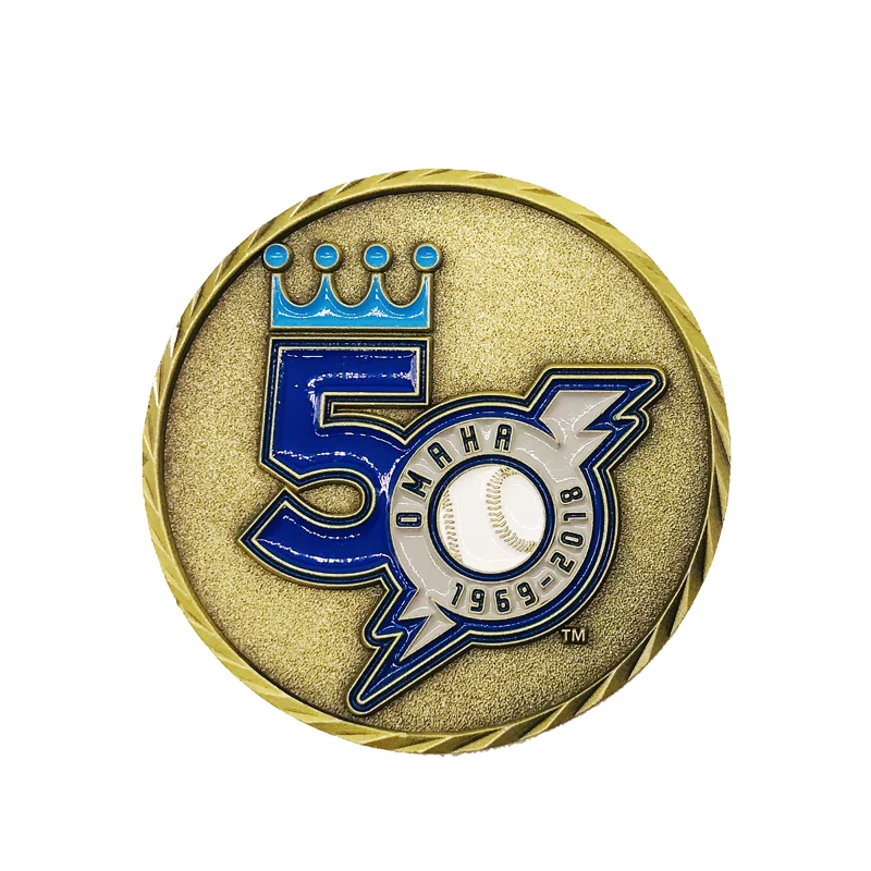 2" Brass Challenge Coins 1