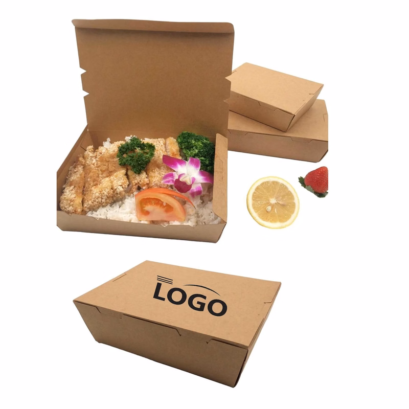 Kraft Paper Restaurant Packaging Box MOQ 5,000PCS