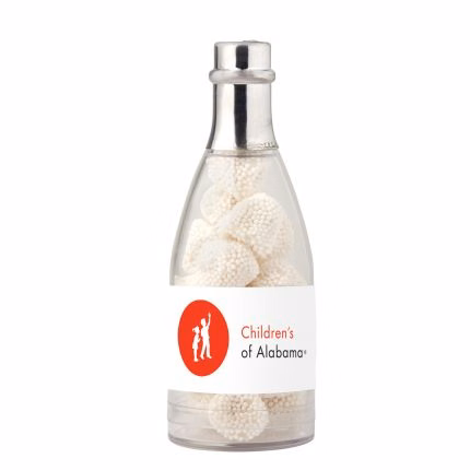 Champagne Bottle with Jelly Belly Champagne Bubbles