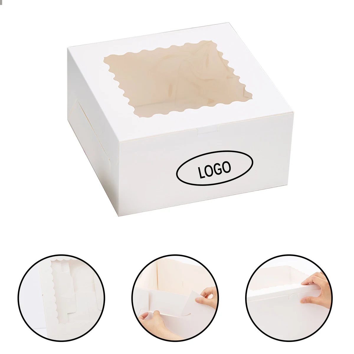 10" Cake Box With Window 1