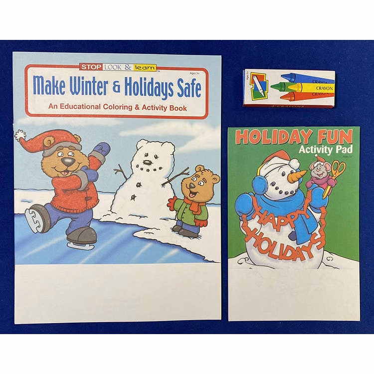 Holiday Coloring & Activity Book Sets - 3 Pieces Vol. 3
